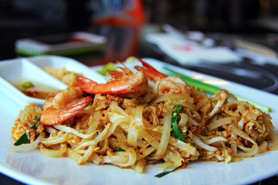 Recette de cuisine : Nouilles de riz aux crevettes