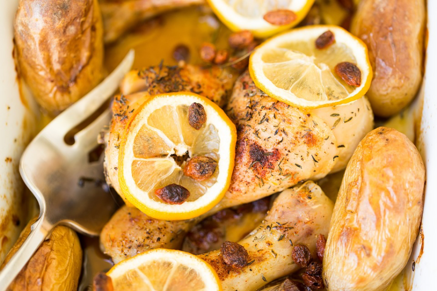 Recette de cuisine : Pilons de poulet au citron