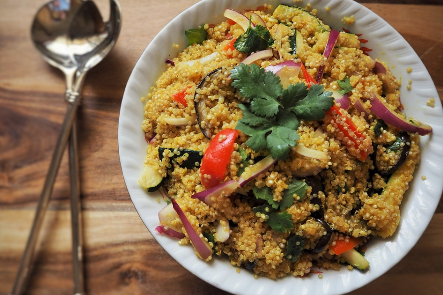 Recette de cuisine : Poivrons farcis au quinoa