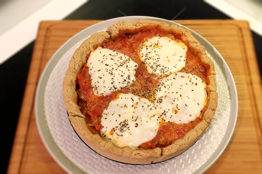 Recette de cuisine : Tarte tomate oignon