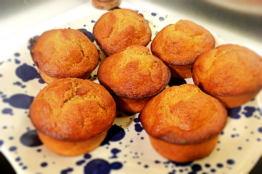 Recette de cuisine : Muffins à la rhubarbe