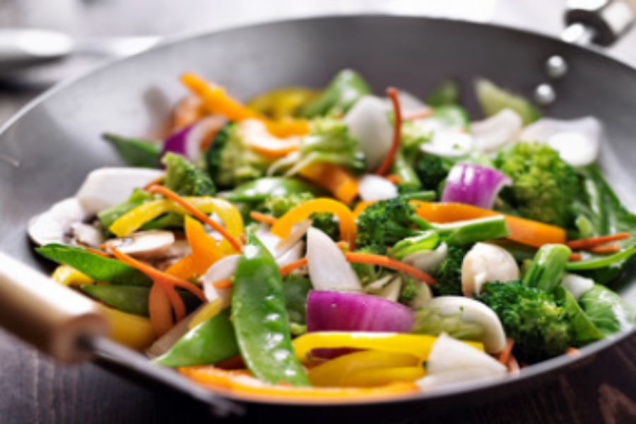 Recette de cuisine : Wok de légumes croquants